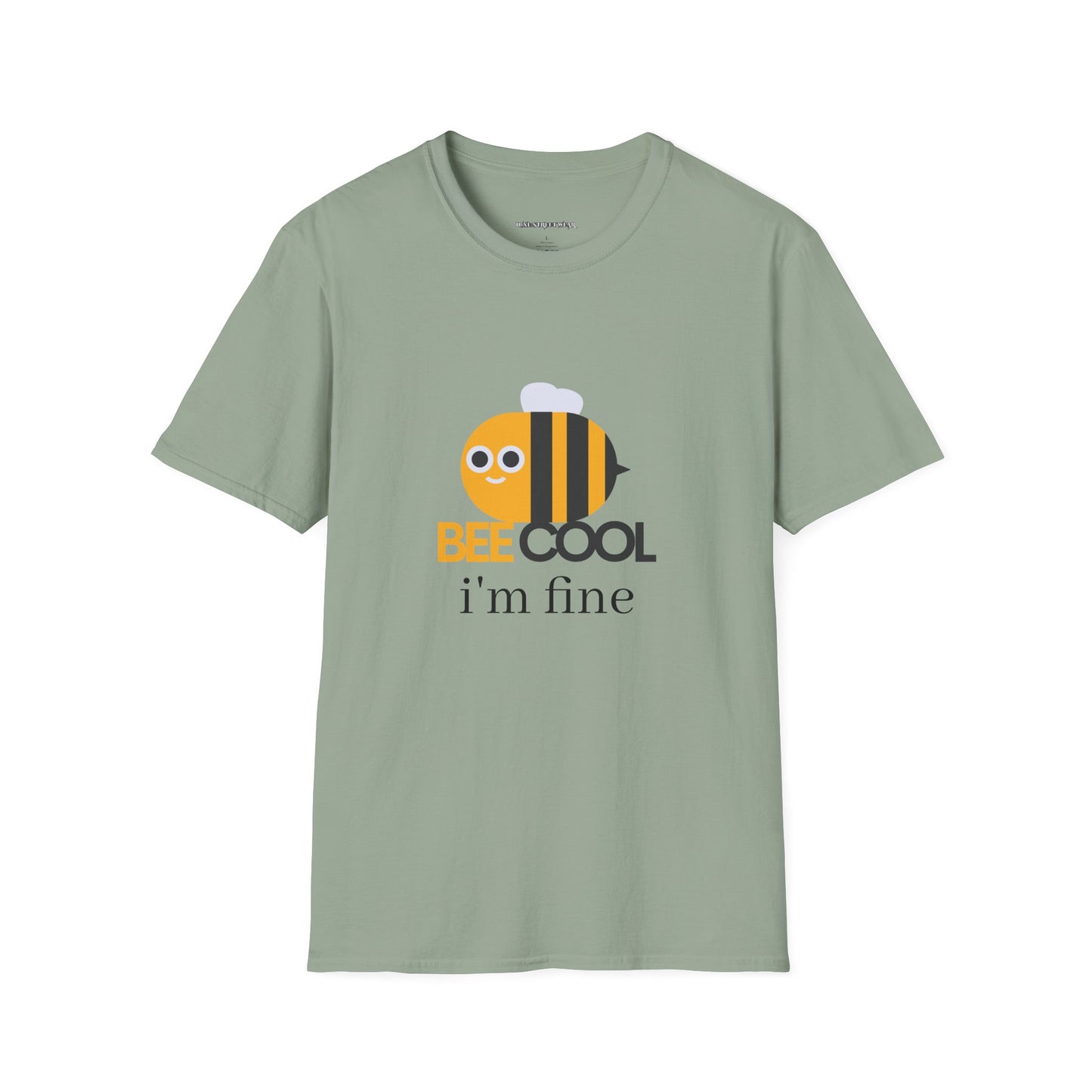 Bee Cool Unisex Softstyle T-Shirt - Fun and Playful Graphic Tee for Bee Lovers