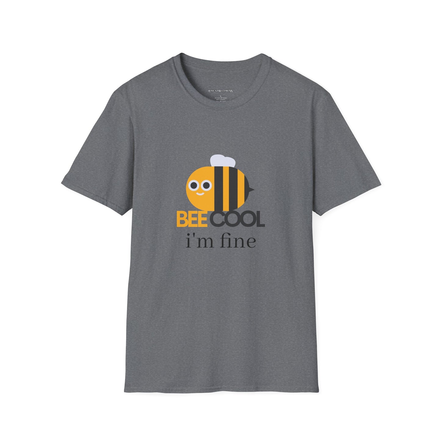 Bee Cool Unisex Softstyle T-Shirt - Fun and Playful Graphic Tee for Bee Lovers