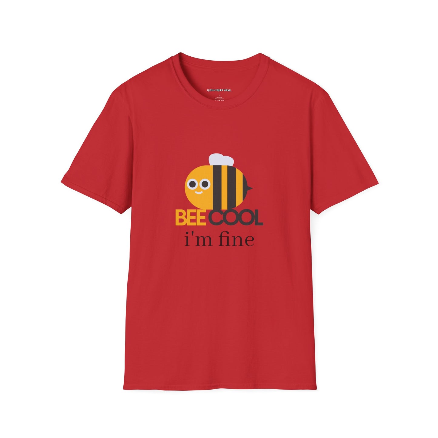 Bee Cool Unisex Softstyle T-Shirt - Fun and Playful Graphic Tee for Bee Lovers