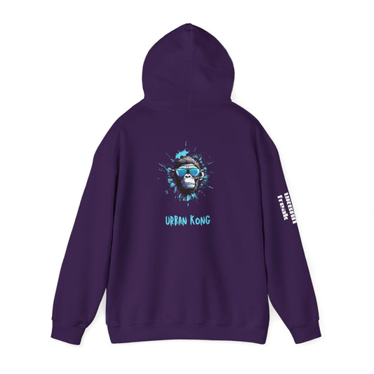 Urban Kong Unisex Heavy Blend™ Hooded Sweatshirt - Casual Streetwear Hoodie for Animal Lovers